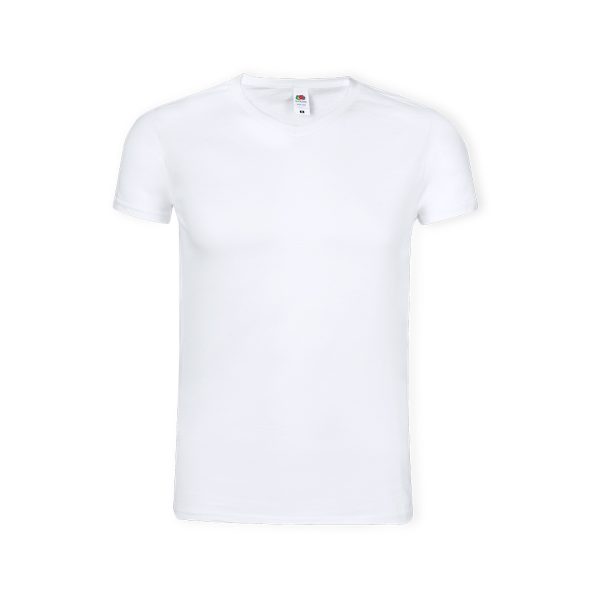T-Shirt Adulto Branca Iconic V-Neck