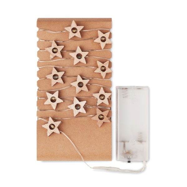 Corda com luzes de 20 estrelas -40