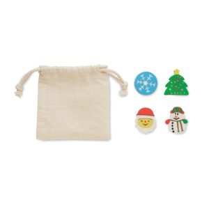 cx1526-13.jpg Set de 4 borrachas de Natal