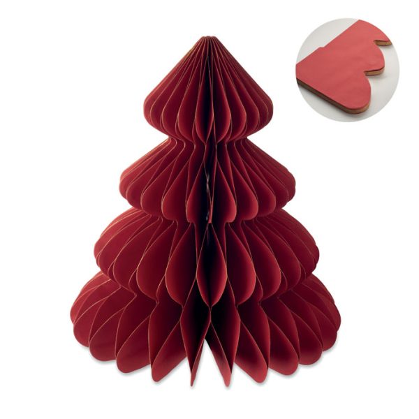 Adorno árvore Natal em papel