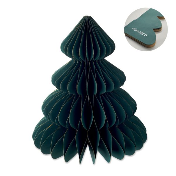 Adorno árvore Natal em papel