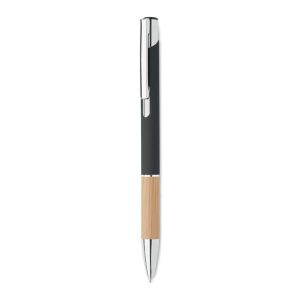 Caneta de alumínio com bambu