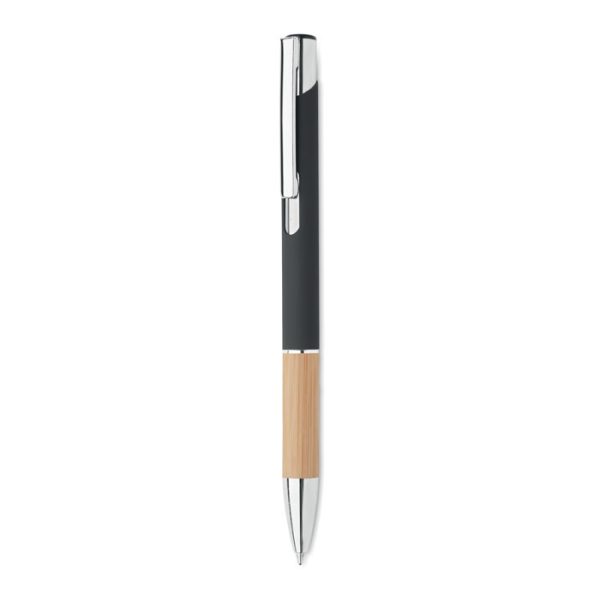 Caneta de alumínio com bambu