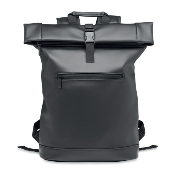 Mochila Rolltop PU para computa