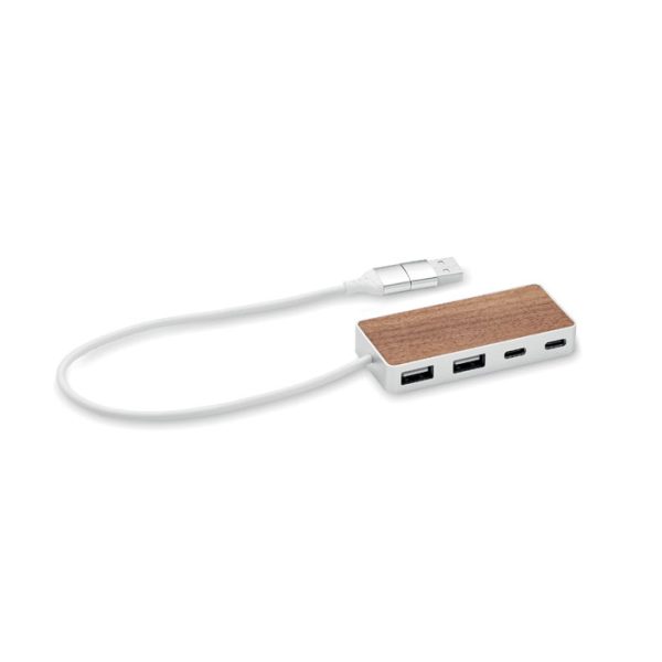 HUB USB de 4 portas