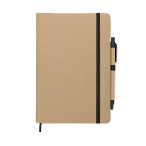 Caderno A5 em cartão reciclado