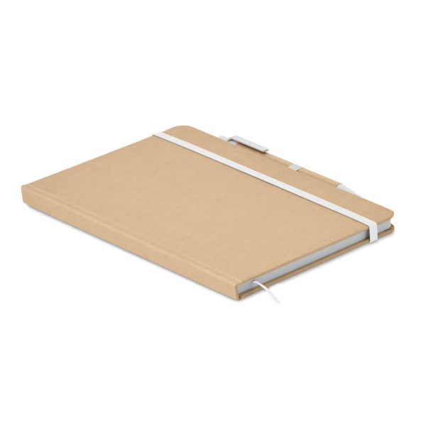 Caderno A5 em cartão reciclado