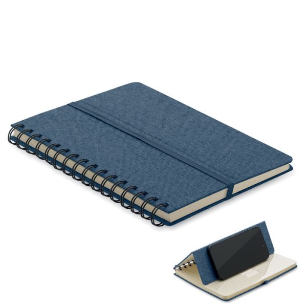Bloco de notas A5 com suporte