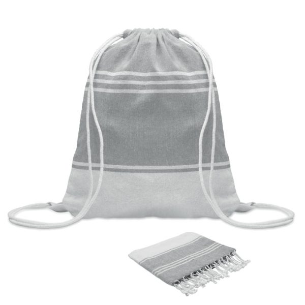 Toalha de praia com bolsa