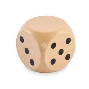 Dados de madeira Schima 5cm di