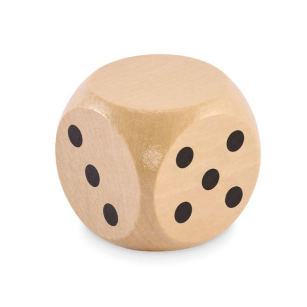 Dados de madeira Schima 5cm di