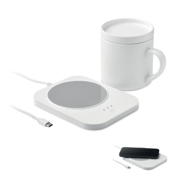Set de aquecedor de canecas