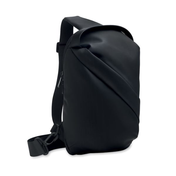 Bolsa cruzada ao peito em PU
