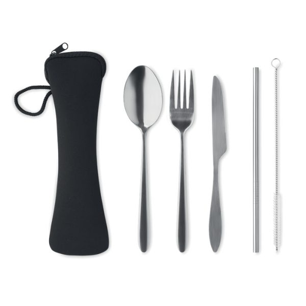 Conj. talheres aço inox