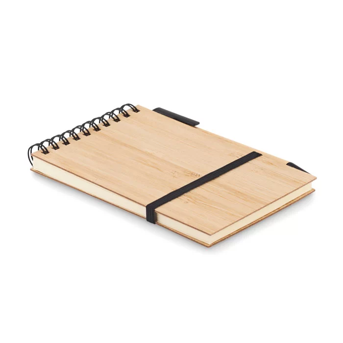 mo6528-03-1 Set de bloco notas bambu A6