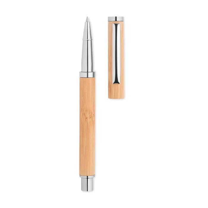 Caneta de gel de bambu