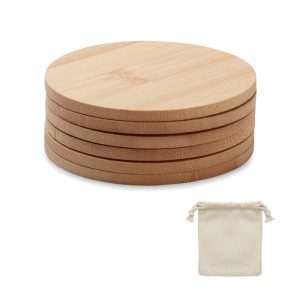 Conjunto de 6 bases para copos