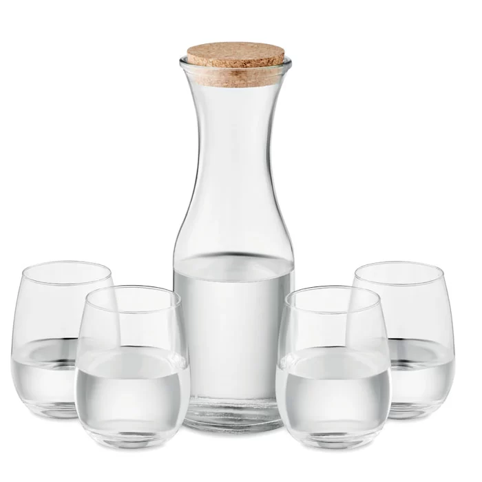 Conjunto de bebida de vidro