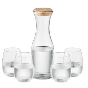 Conjunto de bebida de vidro