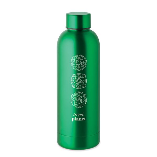 Garrafa de aço inox reciclado
