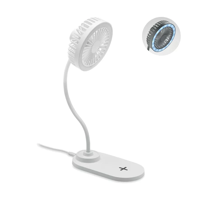 Ventilador carregador com luz