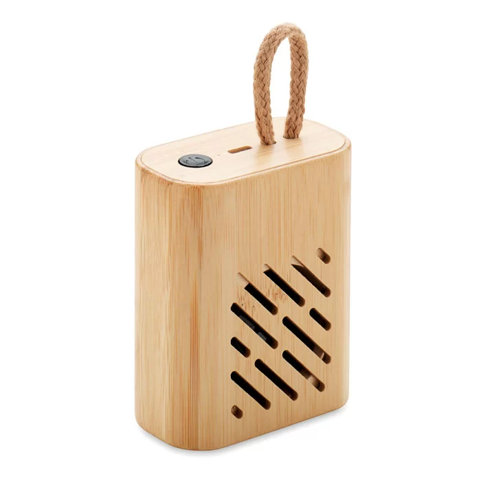 Altifalante sem fios 3W Bamboo