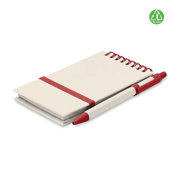 Set bloco A6 espiral reciclado
