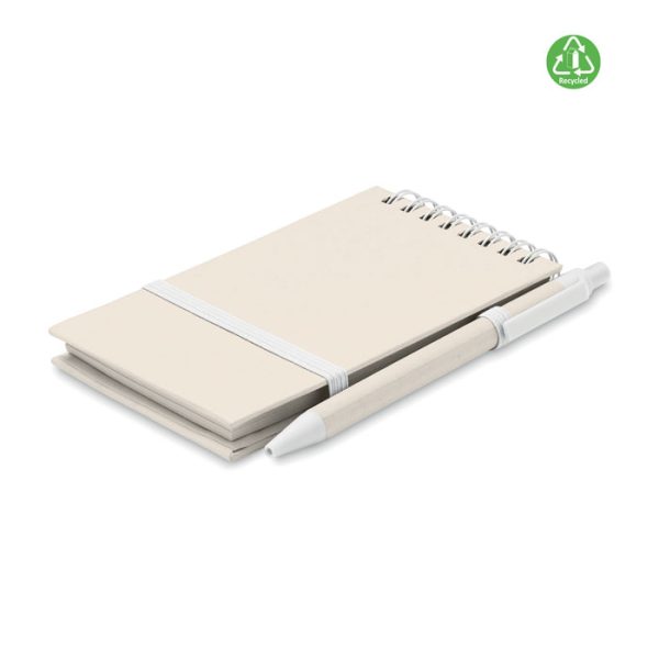 Set bloco A6 espiral reciclado