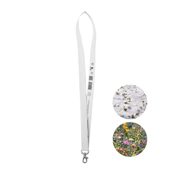 Lanyard papel de semente
