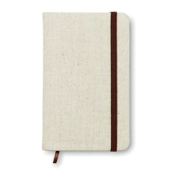 Bloco A6 com capa em canvas