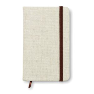 Bloco A6 com capa em canvas