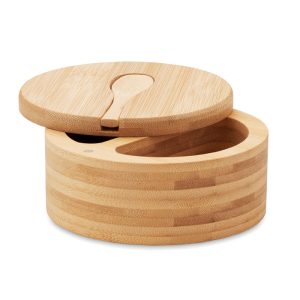 Caixa para sal e pimenta bambu