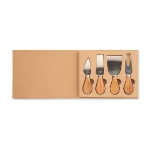 Set de 4 facas para queijo