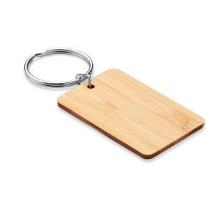 Porta-chaves rectangular bambu