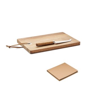 Set de tábua de queijos acácia