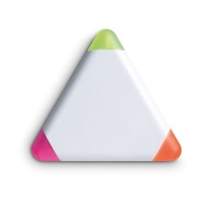 Marcador triangular c/3 cores