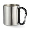 Caneca metal asa mosquetão