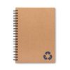Caderno de papel mineral