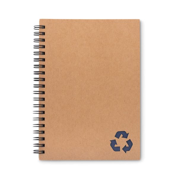 Caderno de papel mineral