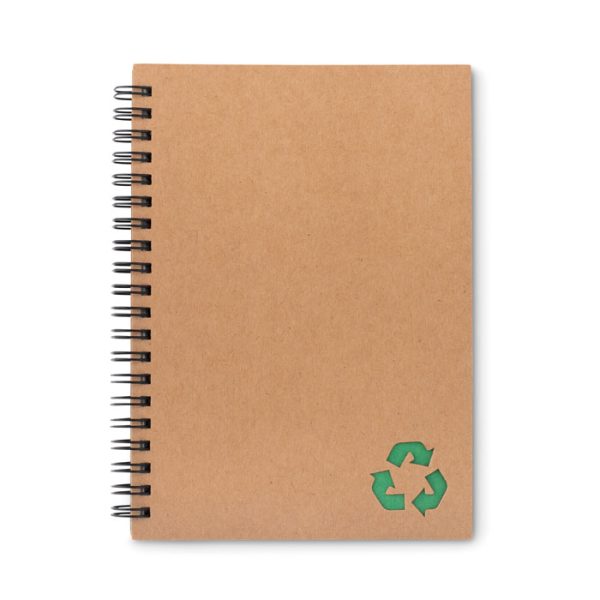 Caderno de papel mineral