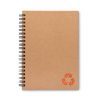 Caderno de papel mineral