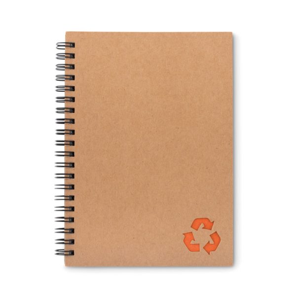 Caderno de papel mineral