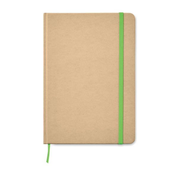 Notebook A5 cartão reciclado
