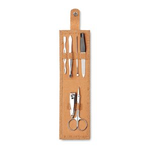 Set manicure em cortiça