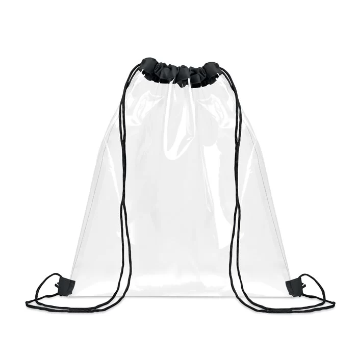 Saco transparente com cordão