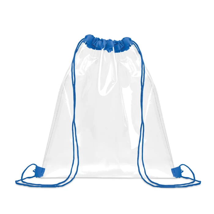 Saco transparente com cordão